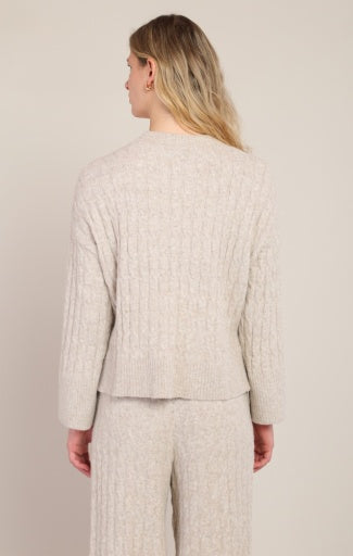 CABLE KNIT SWEATER