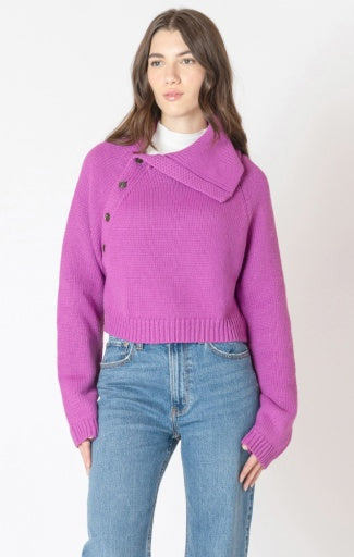 pull à encolure asymétrique