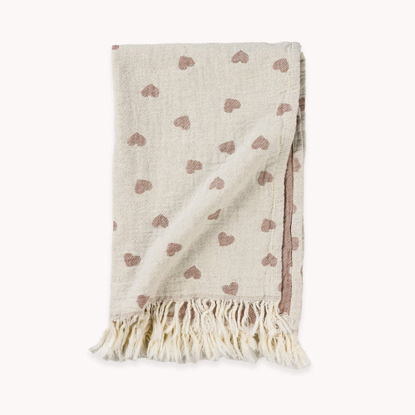 Hand Towel - Have a Heart - Shell - Pack of 2