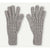 Hand-Knit Alpaca Gloves - Steel