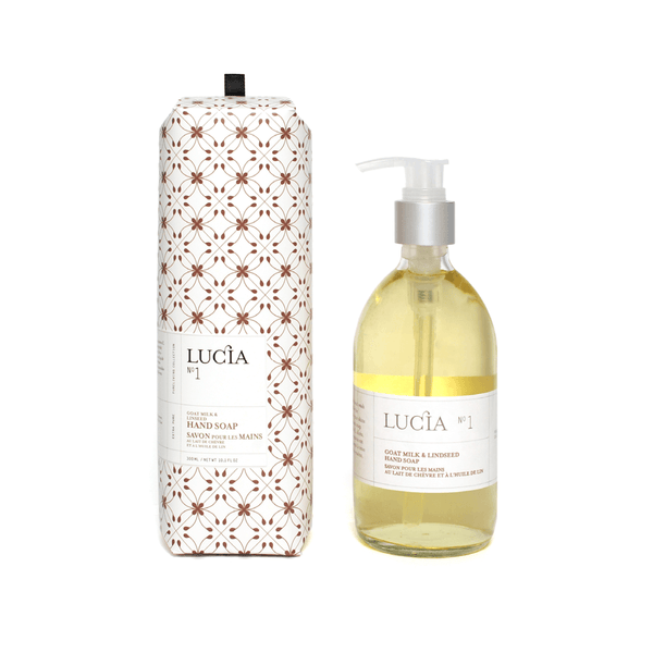 Savon pour les mains - No 1 Lait de chèvre et à l’huile de lin - Lucia - La Maison du Bleuet