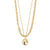 SPARKLE necklace set 2 in 1, gold plated