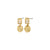 Boucles d’oreilles Fire Plaqué or