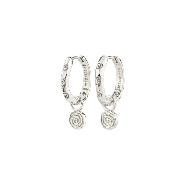 (W) Boucles d’oreilles Fire Plaqué argent