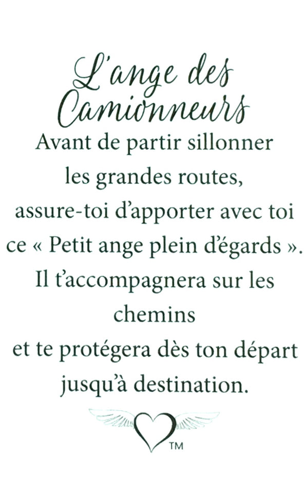 Épinglette Ange : Camioneur