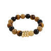 UNFOLD bracelet brown/gold plated