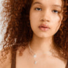 SHIFT 2 in 1 necklace set, silver plated