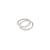 SHIFT silver plated ring