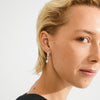 SHIFT pearl silver plated earrings