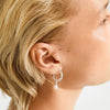 SHIFT pearl silver plated earrings