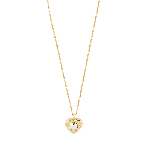 Collier cœur NOVA plaqué or