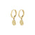 NOMAD coin huggie hoop earrings
