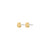 SENSE gold-plated stud earrings