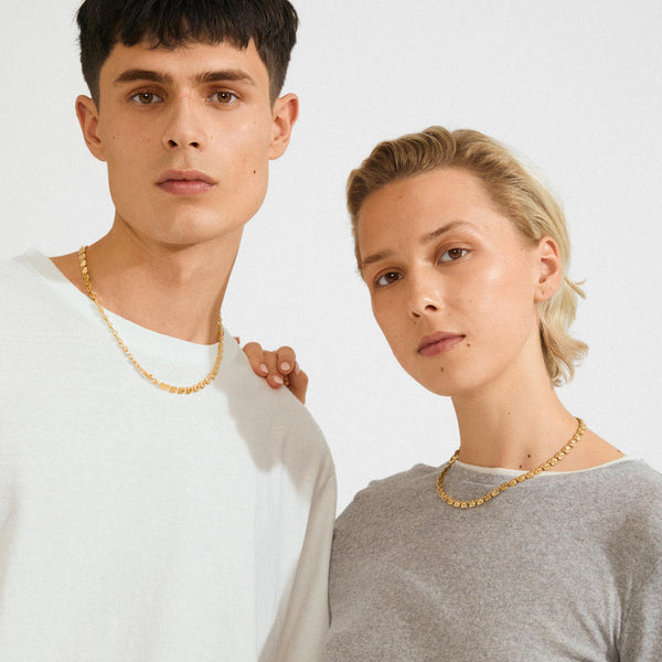 SENSE gold-plated necklace