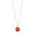 SENSE gold-plated/agate necklace