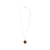 SENSE silver-plated/agate necklace