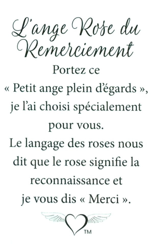 Angel Pin: ROSE OF THANK YOU