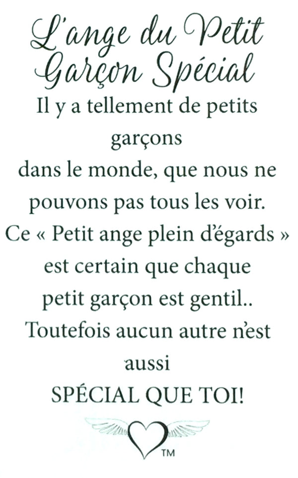 Épinglette Ange : Petit Garçon Spéciale