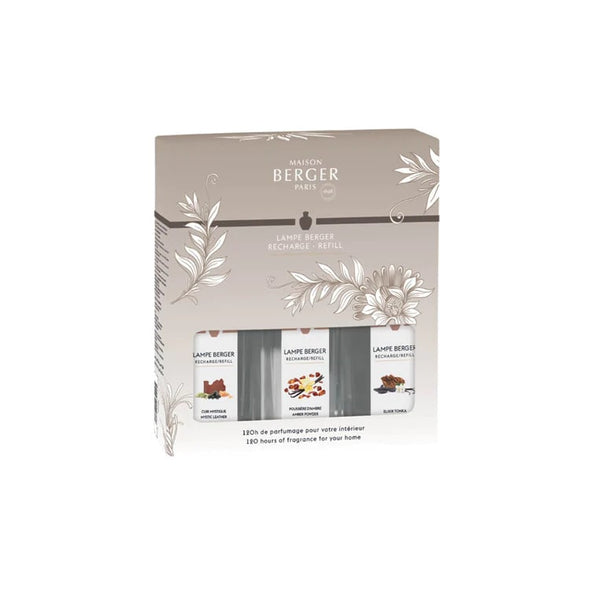 Recharge Lampe Berger - Trio pack Holly Noël 