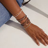 INDIE pink bracelet, gold plated