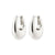 AUTUMN chunky retro hoop earrings