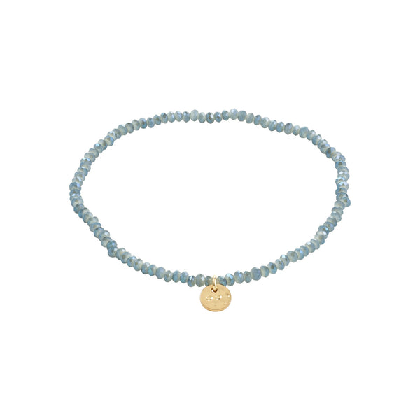 INDIE bracelet Gold Plated Blue