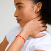 INDIE bracelet Gold Plated Red