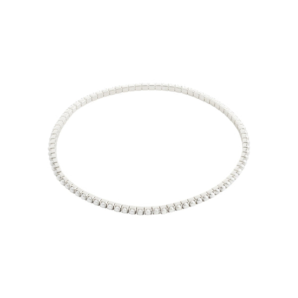 ARASH bracelet Silver Plated White