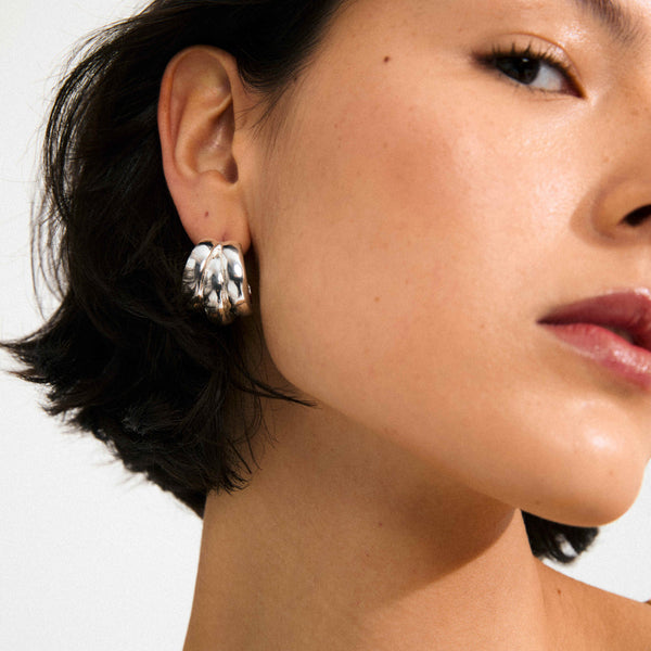 DAMIA silver-plated earrings