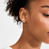 (W) Boucles d’oreilles : Iris : Plaqué or