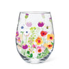 Verre à vin sans pied jardin d’abeilles