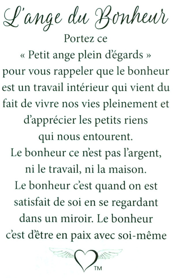 Épinglette Ange : Du Bonheur