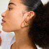 KAYDEN gold-plated creoles