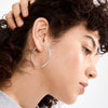 APRIL medium-size hoop earrings