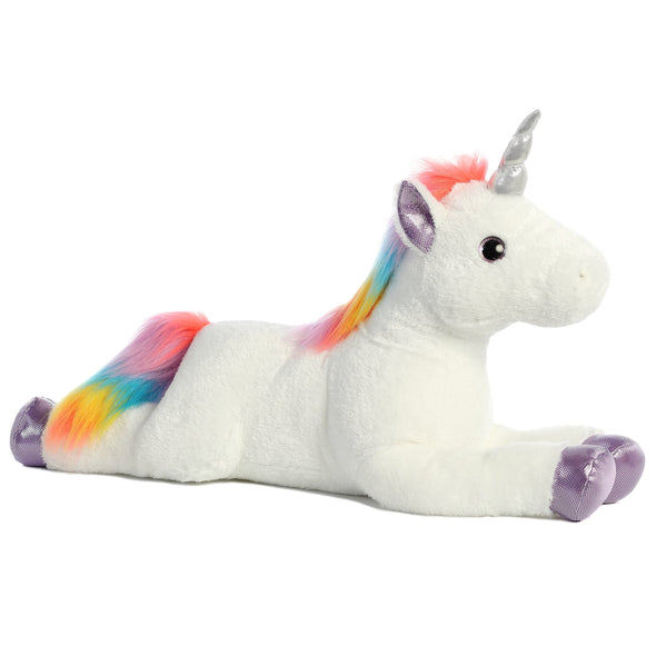 Peluche - Licorne arc-en-ciel 27"