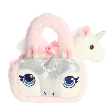 Peluche - Sac à main licorne scintillante