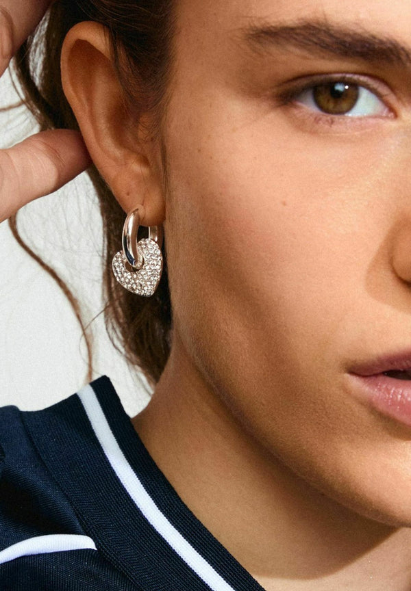 DUNE crystal earrings silver-plated