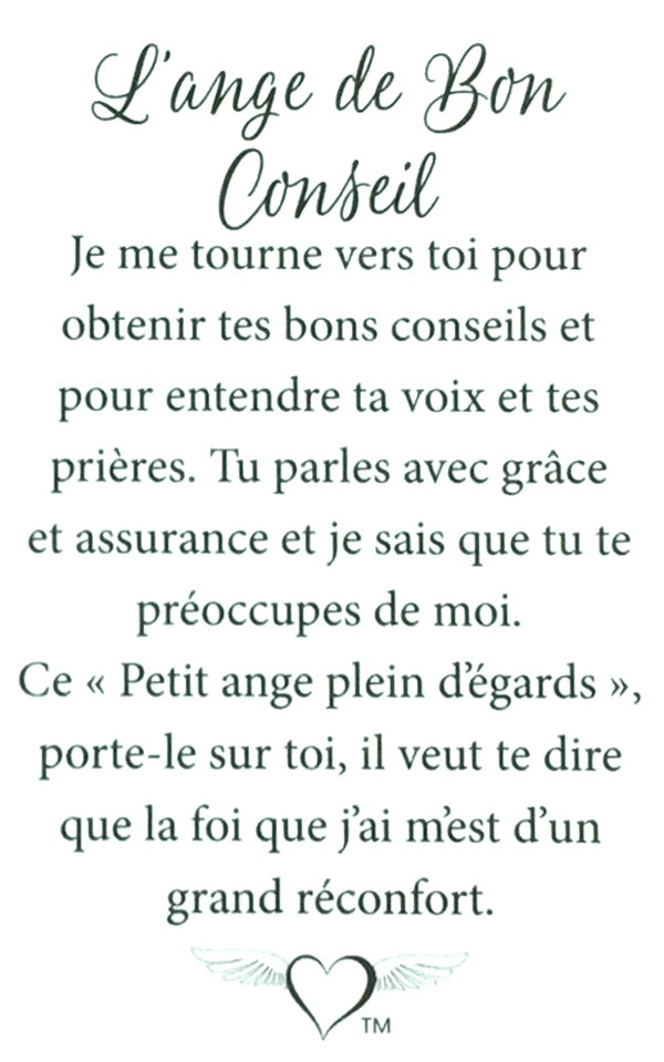 Épinglette Ange : Bon Conseil