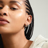 MAEVE recycled hoop earrings silver-plated