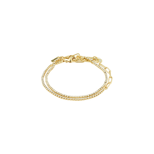 ROWAN crystal bracelet, 2-in-1,