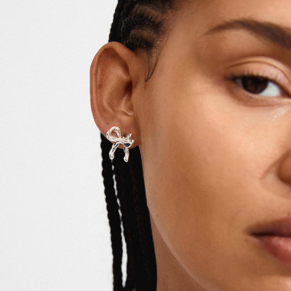 CASSIAN recycled silver-plated earrings