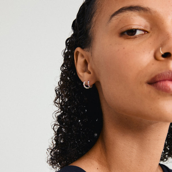KLEOPRATRA recycled earrings silver-plated