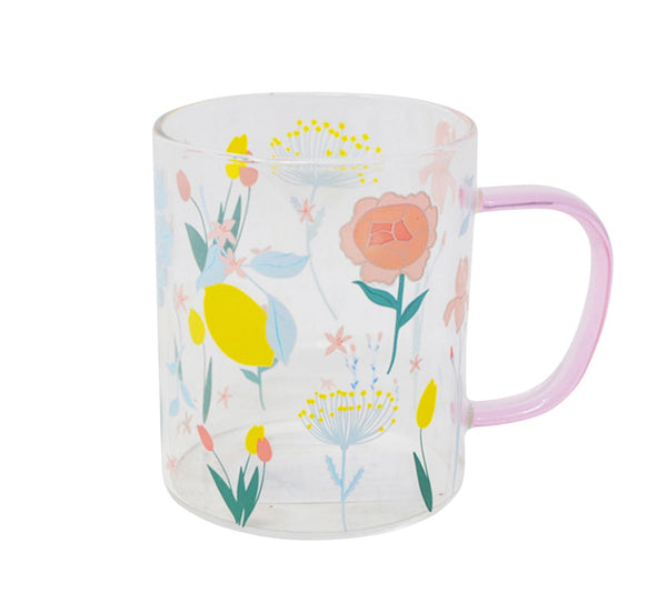 Tasse en verre Plantes aquatiques 14 oz