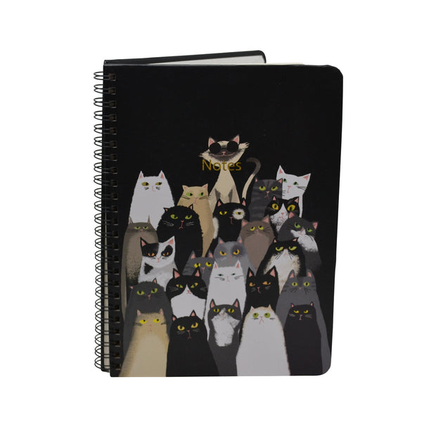 Cahier rigide Famille de chats – 80 feuilles