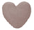 Coussin Cœur rose