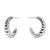Boucles d'oreille Salerno argent