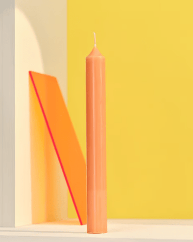 Bougie droite Orange Pop