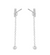 Boucles d'oreille Infinity Chain argent