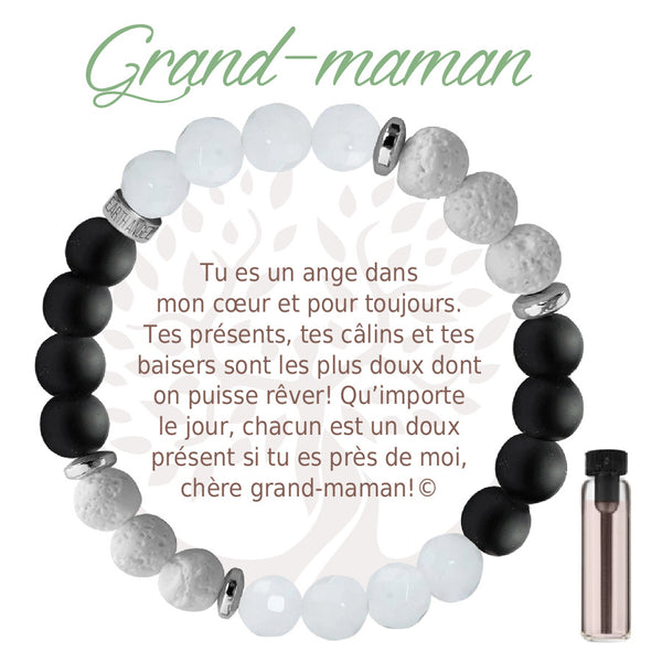 Bracelet Aroma Noir : Grand-Maman