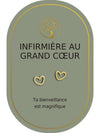 Boucles d'oreilles : Infirmière au Grand Coeur